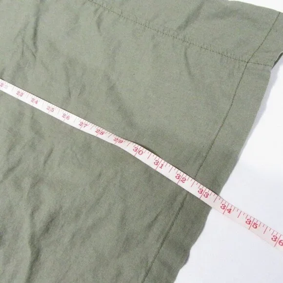 Joe Fresh Linen Khaki Green Dress - Picture 10 of 10